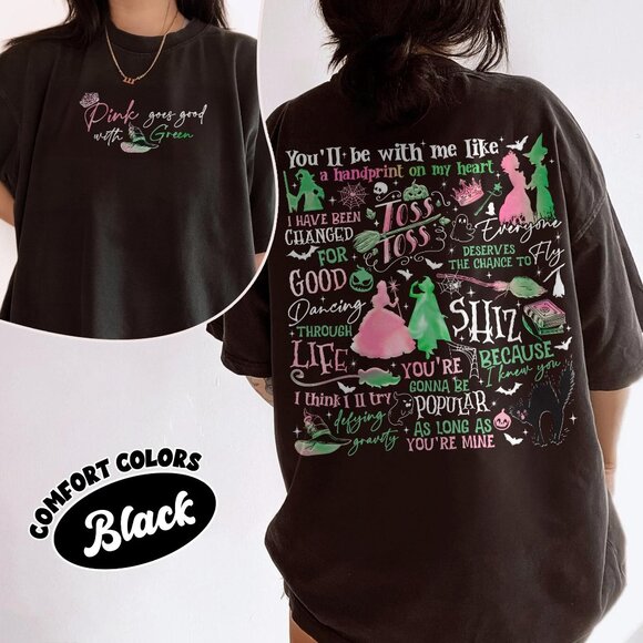 Wicked A New Musical T-Shirt, Defying Gravity T-Shirt, Wicked Change For Good - Picture 1 of 3